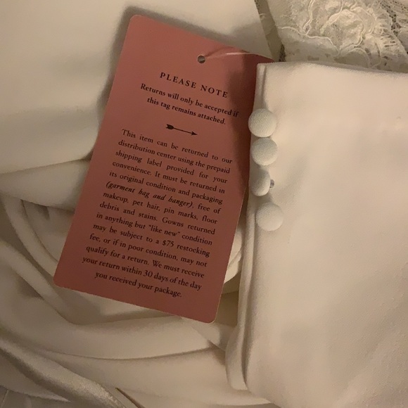 NWT BHLDN Amy Kuschel Wedding Gown - Picture 8 of 10